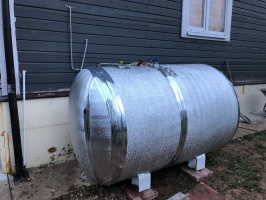 Автономная газификация в Клину на базе газгольдера 800 л