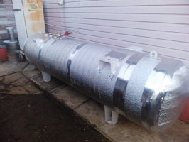 Монтаж газгольдера 2200 л в Клину для частного дома